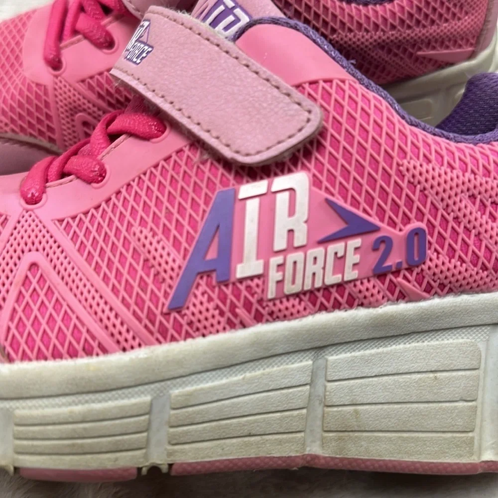 Kingka Air Force 2.0  Pink  Retractable Roller  Wheel athletic shoe, size 2